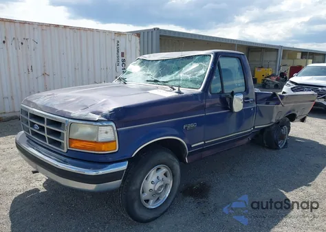 1995 Ford F250 из США, поврежденный, VIN 2FTHF25H2SCA77069